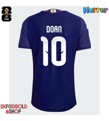 Japan Ritsu Doan #10 Hjemmebanetrøje VM 2026 Kort ærmer